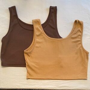 SHEIN Ribbed Tank Tops (2)